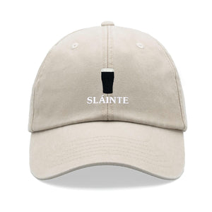 sl inte pint glass baseball cap vintage washed cotton unisex dad hat adjustable beer stout drinker faded sports summer holiday ireland irish 1744426618464.jpg