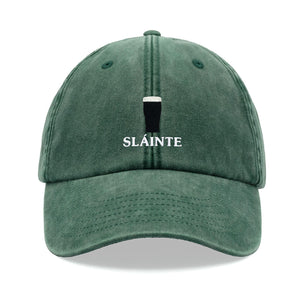 sl inte pint glass baseball cap vintage washed cotton unisex dad hat adjustable beer stout drinker faded sports summer holiday ireland irish 1744426618515.jpg
