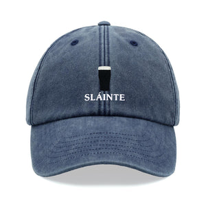 sl inte pint glass baseball cap vintage washed cotton unisex dad hat adjustable beer stout drinker faded sports summer holiday ireland irish 1744426618817.jpg
