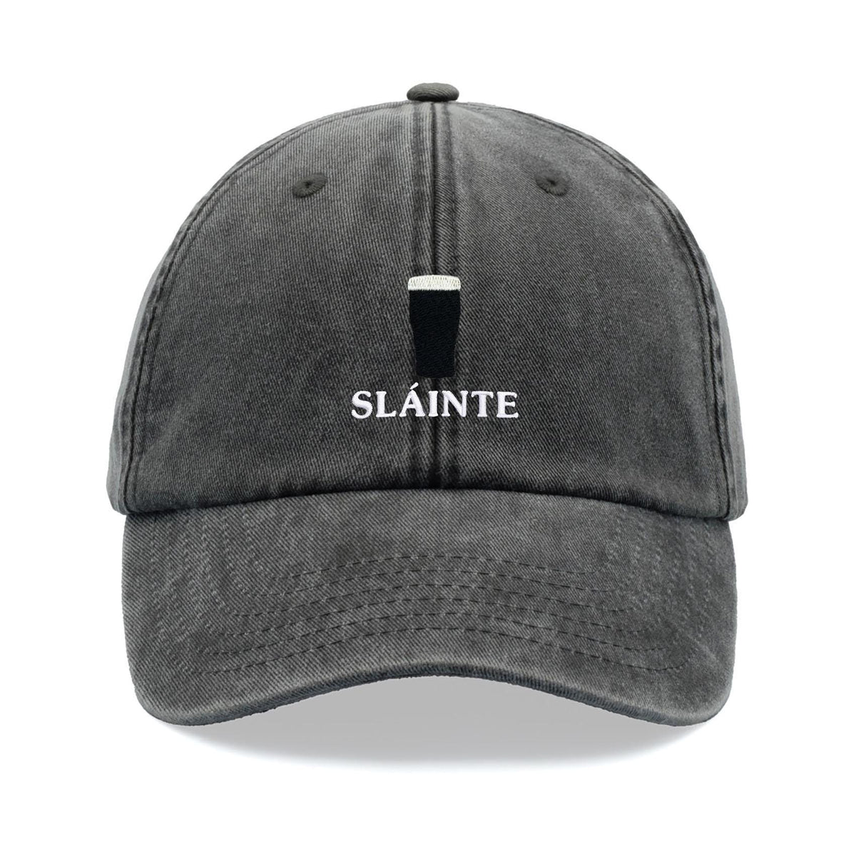sl inte pint glass baseball cap vintage washed cotton unisex dad hat adjustable beer stout drinker faded sports summer holiday ireland irish 1744426618832.jpg