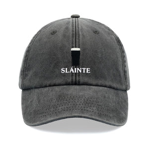 sl inte pint glass baseball cap vintage washed cotton unisex dad hat adjustable beer stout drinker faded sports summer holiday ireland irish 1744426618832.jpg