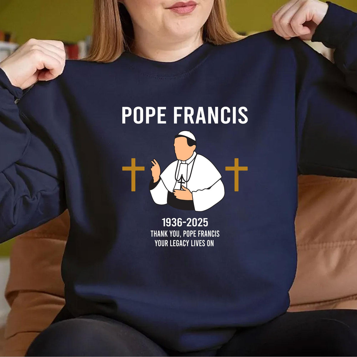 pope francis commemorative shirt pray for pope francis shirt vatican catholic tee christian quote tee 1745226444149.jpg