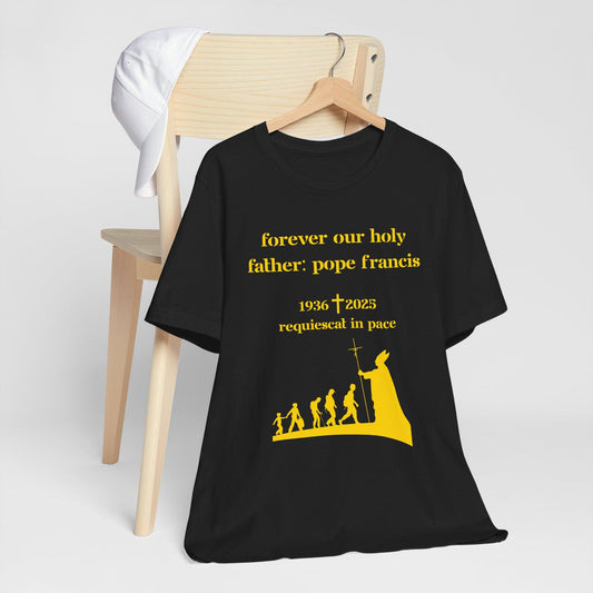 pope francis memorial t shirt in loving memory tee rip pope shirt catholic commemorative top rest in peace pope francis vatican gift 1745228634804.jpg