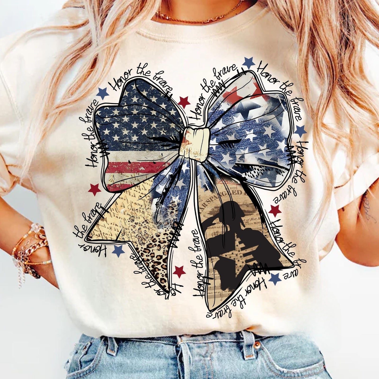 coquette american shirt honor the brave shirt memorial coquette bow t shirt 4th of july shirt american flag sweatshirtsoldier 1745381623574.jpg