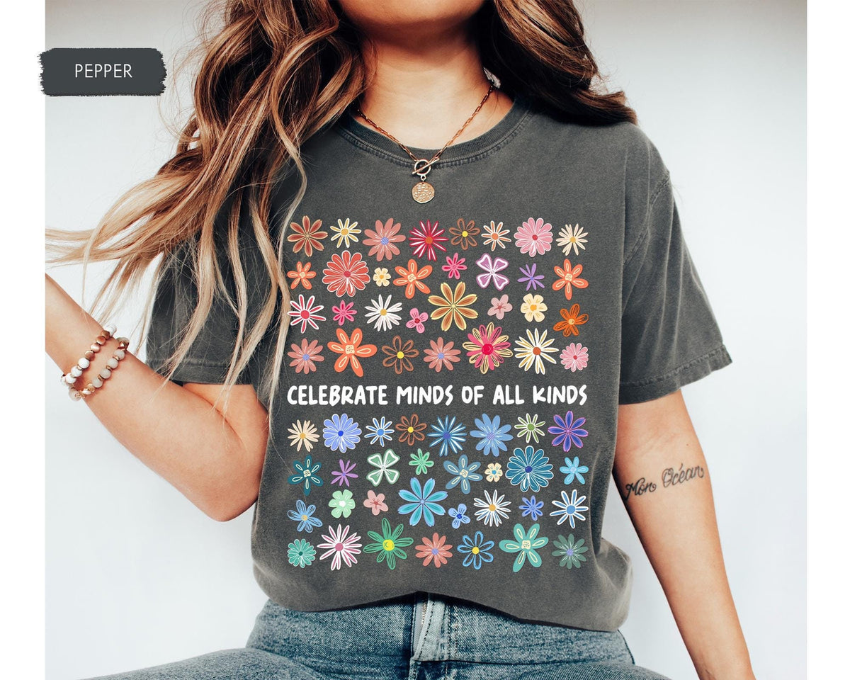 celebrate minds of all kinds shirt mental health awareness shirt sped teacher teacher appreciation neurodiversity shirt 1745552326245.jpg