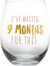 pearhead i ve waited 9 months for this stemless wine glass perfect for mother s day ideal gift for baby shower post pregnancy new and expecting moms pink and gold 15 oz 1745554214019.jpg