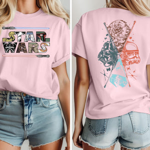 star wars two sided t shirt star wars shirt darth vader shirt galaxys edge shirt retro star wars shirt 1745555720558.jpg