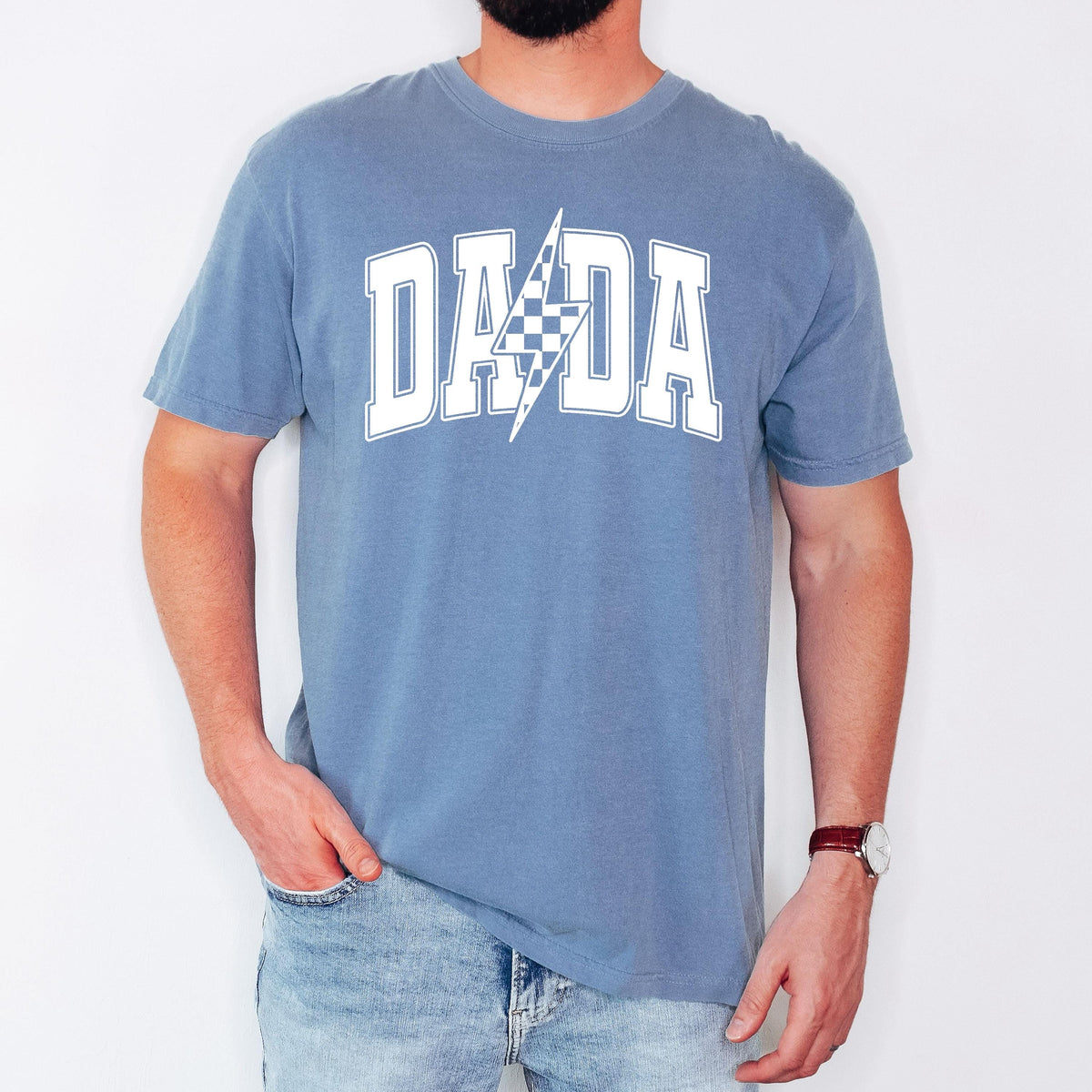 checkered dada t shirt fathers day gift dada shirt gift for dad dada gift retro dada shirt 1745566525854.jpg