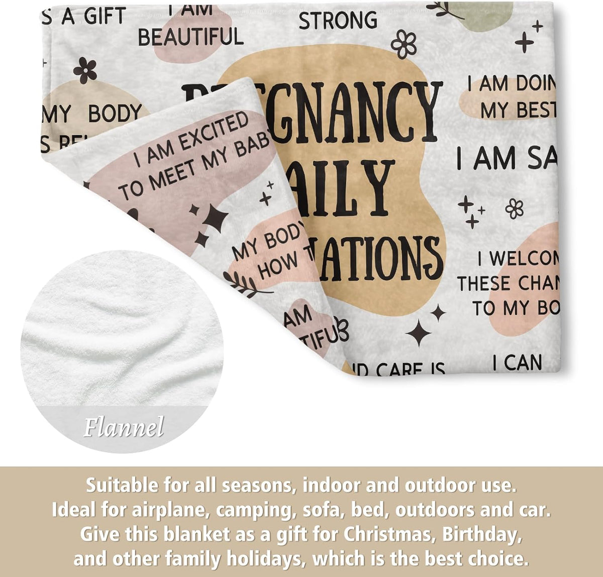 pregnancy gifts   pregnant mom blanket with pregnancy daily affirmations expecting mom gift 1745823671131.jpg