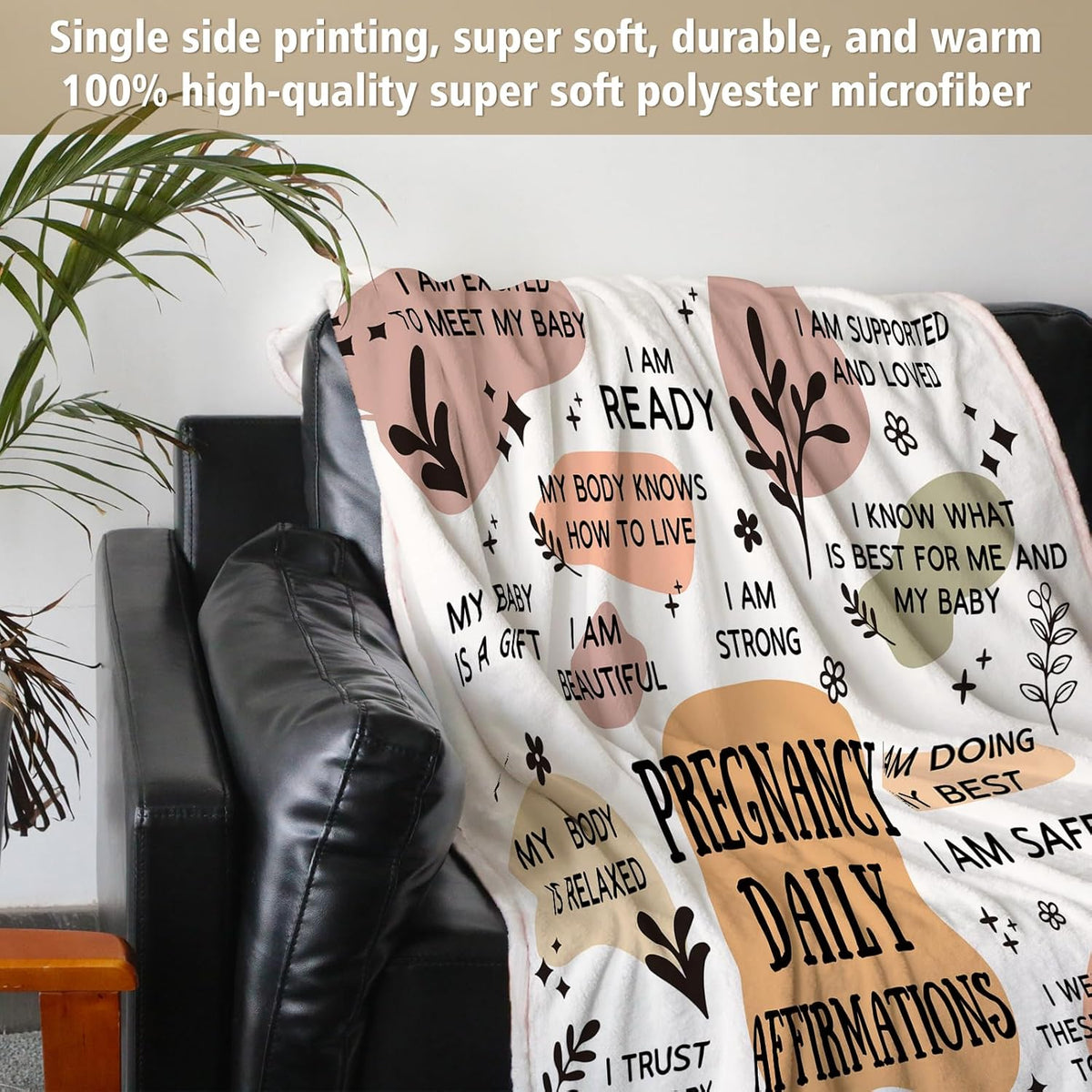pregnancy gifts   pregnant mom blanket with pregnancy daily affirmations expecting mom gift 1745823671204.jpg