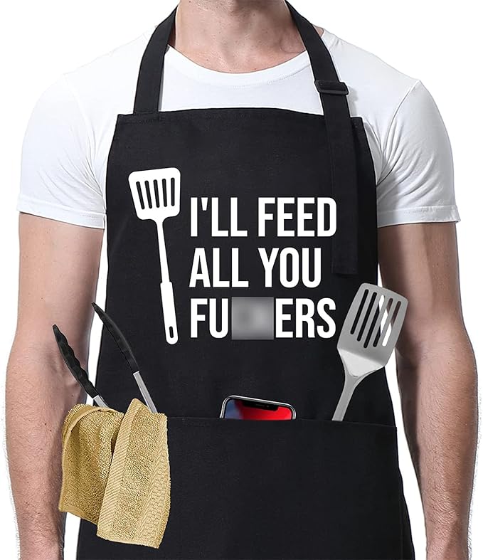 funny cooking aprons for men women funny dad gifts for mens father mom   mothers day fathers day birthday gifts for dad step brother boyfriend husband cool bbq grilling kitchen chef apron 1745897843615.jpg