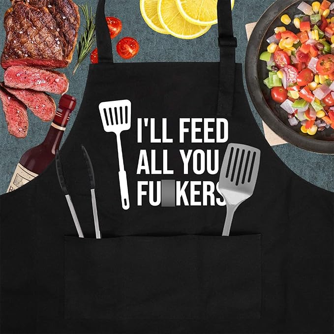 funny cooking aprons for men women funny dad gifts for mens father mom   mothers day fathers day birthday gifts for dad step brother boyfriend husband cool bbq grilling kitchen chef apron 1745897843630.jpg