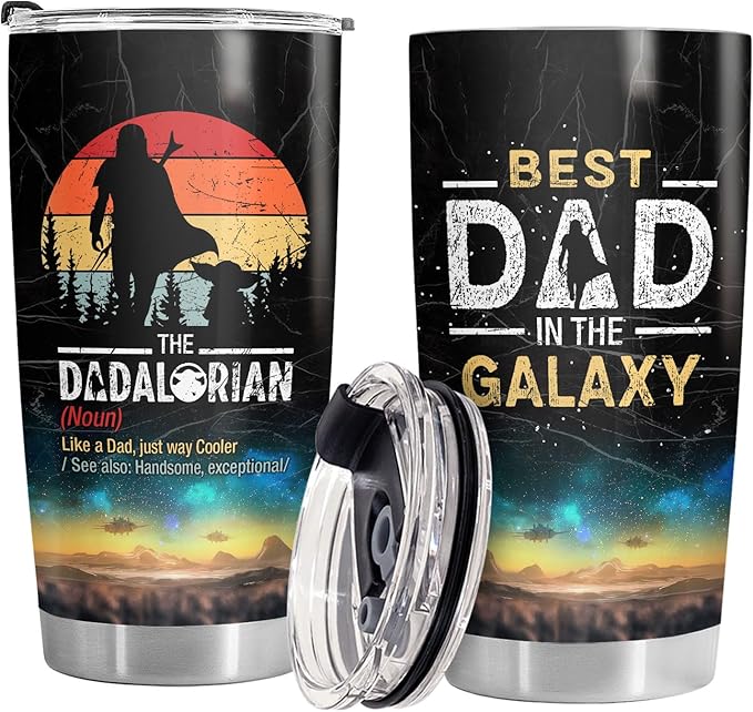 father day gifts dadalorian tumbler stainless steel dad drinking cup star dad merch daddy birthday gifts from daughter son wife 1746429225700.jpg