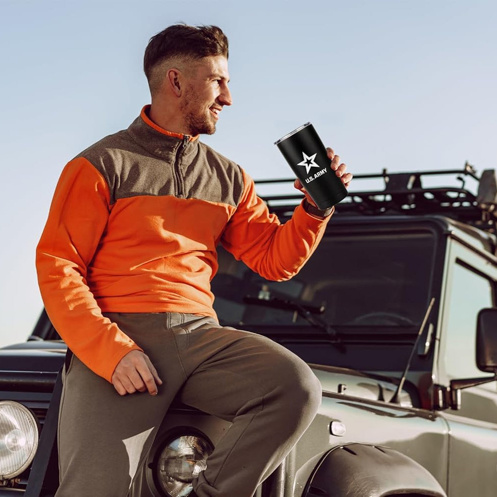 us army tumbler double walled insulated steel usa coffee mug with lid  us army gifts  veteran owned small business 1746585985234.jpg