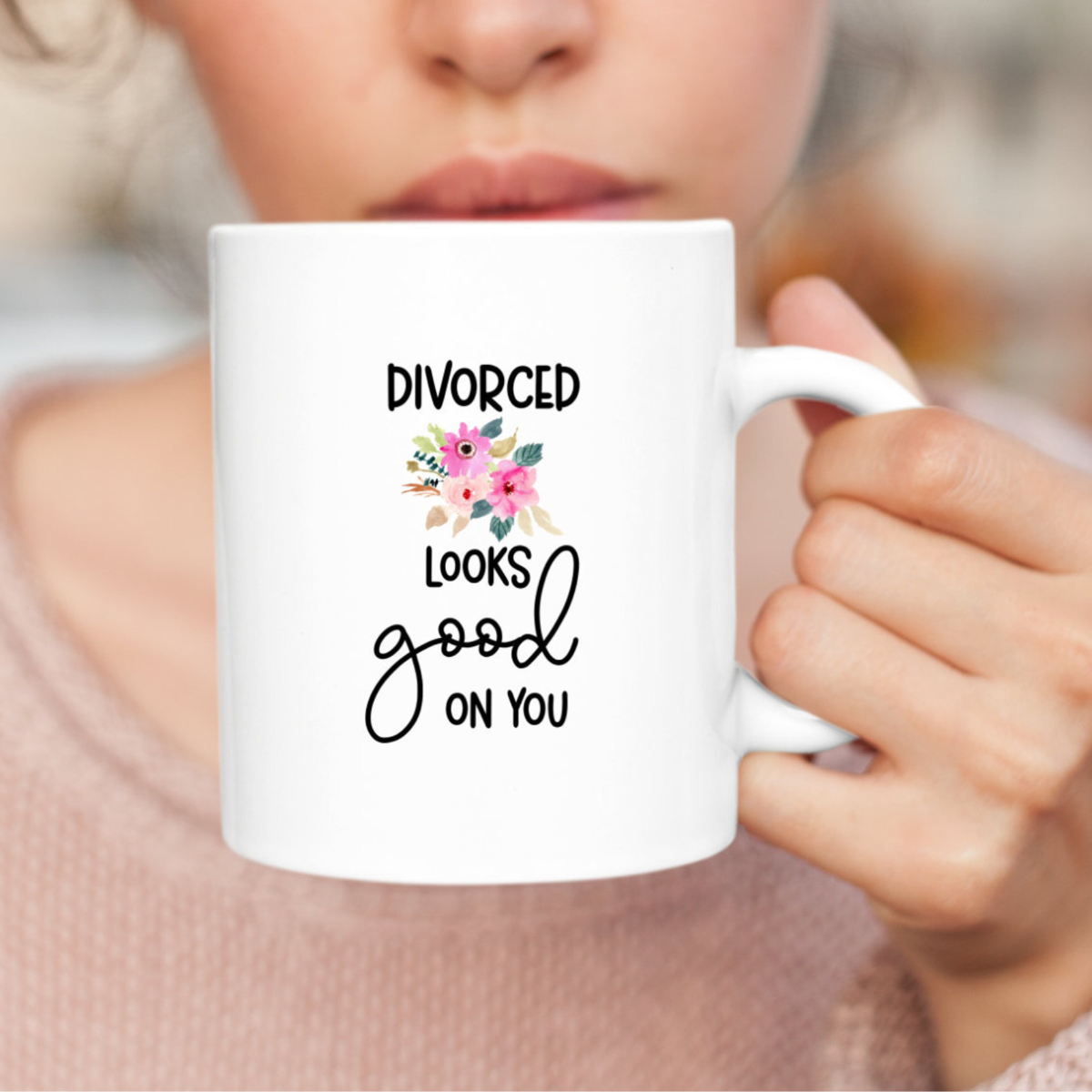 divorce looks good on you adult humor coffee mug looking for the d breakup care package divorce gift 1746590776921.png