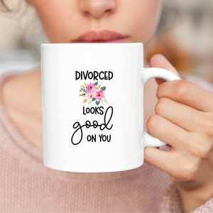 divorce looks good on you adult humor coffee mug looking for the d breakup care package divorce gift 1746590776921.png