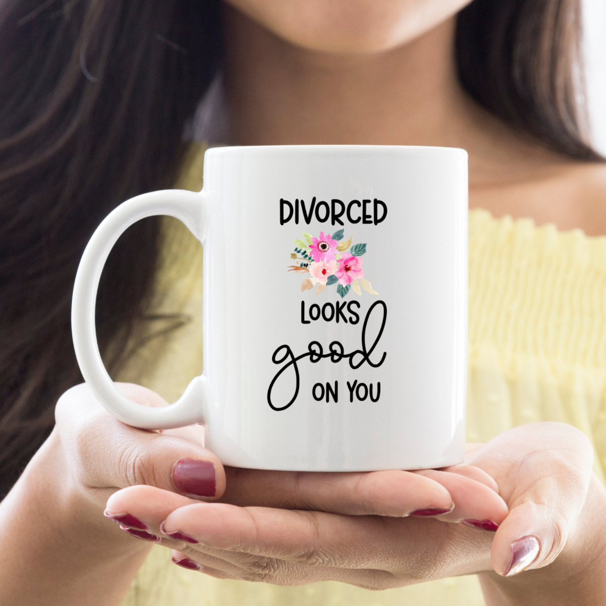 divorce looks good on you adult humor coffee mug looking for the d breakup care package divorce gift 1746590777890.png