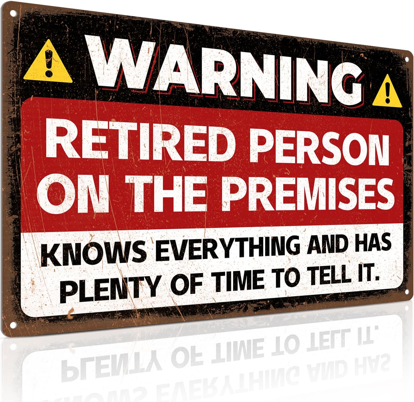 retirement gifts for womenmen patio metal signs warning retired person on premises sign   vintage yard door decor 1747102112002.jpg