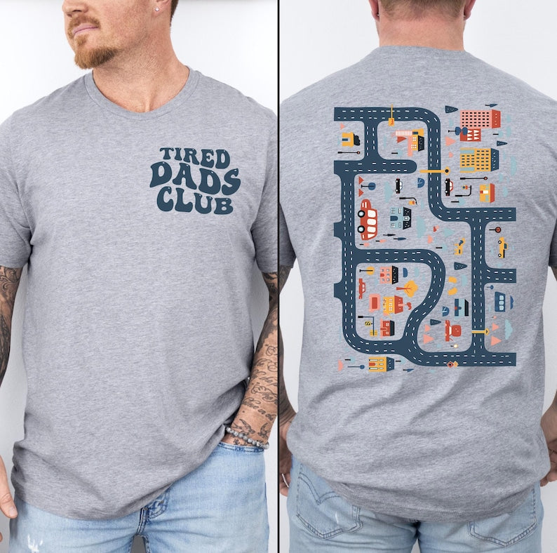 tired dads club shirt cute tired dads club shirt play cars on dads back mat road car race track shirt fathers day gift 1747387280222.jpg