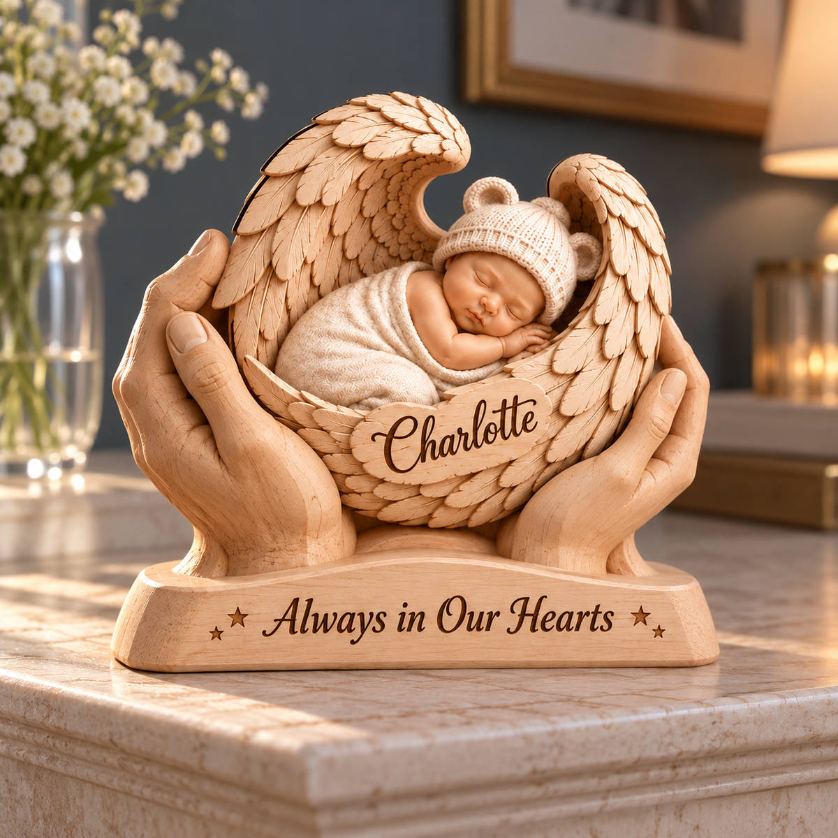 Personalized Baby Memorial Keepsake with Custom Name – Angel Wings Remembrance Gift for Infant Loss, Always in Our Hearts 1748209d-5c61-45ac-93f7-38a31c391444-Wooden-Angel-Wing-Baby-Keepsake-4.png