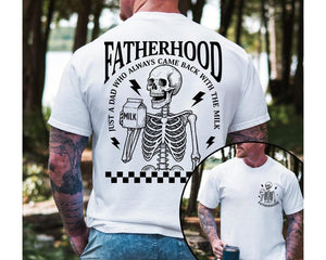 Fatherhood Shirt Just A Dad Who Came Back With The Milk Funny Dad Shirt Skeleton Fatherhood Shirt Fathers Day Shirt Gift For Husband 1748321077686.jpg
