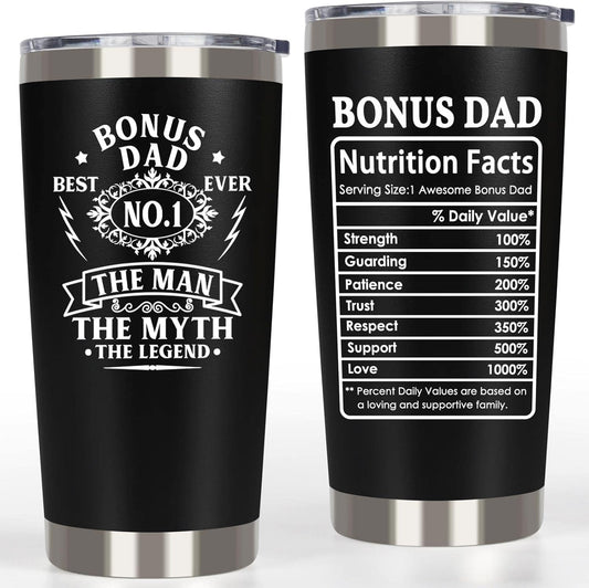 Bonus Dad Tumbler Bonus Dad Fathers Day Gifts From Daughter Son Kids   Best Ever Gifts Funny Birthday Gift For Stepdad No1 Cup Tumbler 20oz 1748506787073.jpg