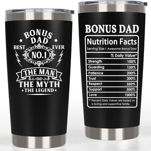 Bonus Dad Tumbler Bonus Dad Fathers Day Gifts From Daughter Son Kids   Best Ever Gifts Funny Birthday Gift For Stepdad No1 Cup Tumbler 20oz 1748506787073.jpg