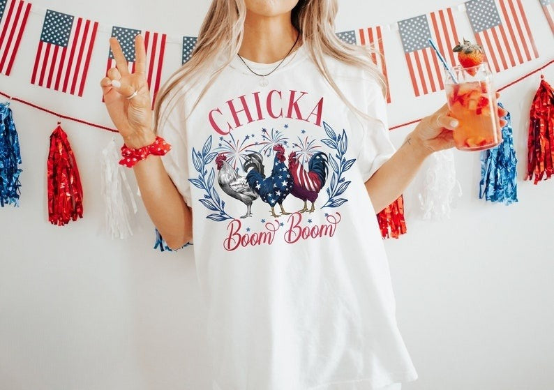 Funny 4th Of July Sweatshirt Chicken Shirt Independence Day Shirt Usa Flag Shirt Patriotic Shirt Womens Fourth Of July Funny Farmer Farm 1748856770742.jpg
