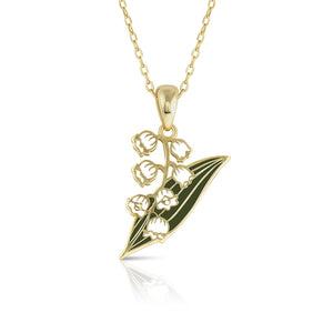 Flower Necklace Lily Of The Valley Necklace Dainty Jewelry May Birth Flower Jewelry Birthday Month Minimalist Floral Necklace Gift For Her 1749177028974.jpg