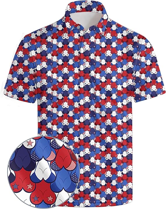 Golf Polos For Men Funny Moisture Wicking Golf Shirts Performance Quick Dry Polo Shirts Short Sleeve 1749625766802.jpg