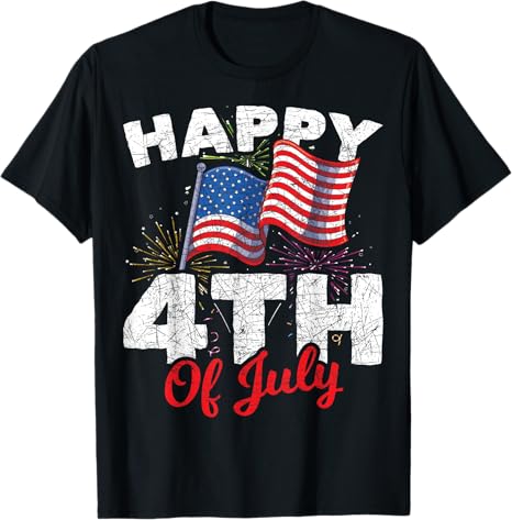Happy 4th Of July Patriotic American Us Flag 4th Of July T Shirt 1749627145840.jpg