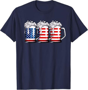 Beer American Flag 4th Of July Men Women Merica Drinking Usa T Shirt 1749630753392.jpg