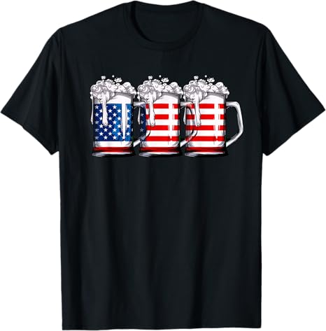 Beer American Flag 4th Of July Men Women Merica Drinking Usa T Shirt 1749630753521.jpg