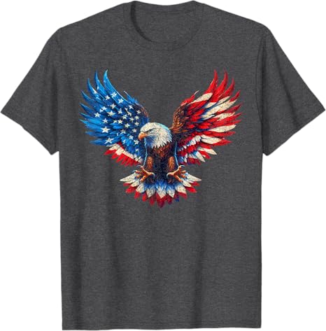 American Flag Bald Eagle Patriotic Eagle 4th Of July Usa T Shirt 1749631317372.jpg