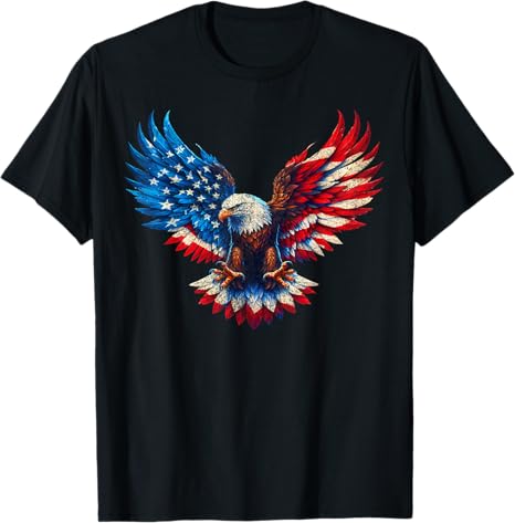 American Flag Bald Eagle Patriotic Eagle 4th Of July Usa T Shirt 1749631318026.jpg