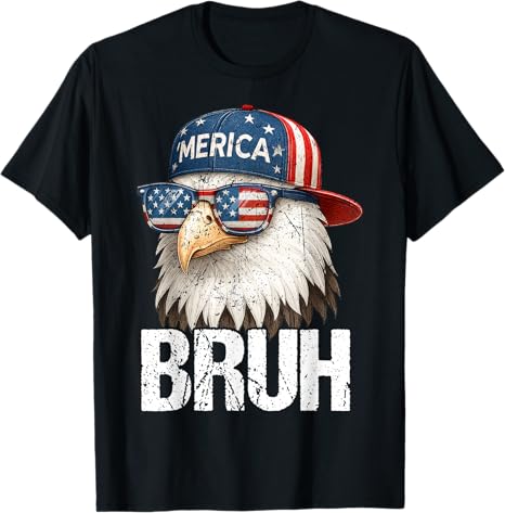 Bruh Fourth 4th Of July Eagle American Patriotic Mens Boys T Shirt 1749632330124.jpg