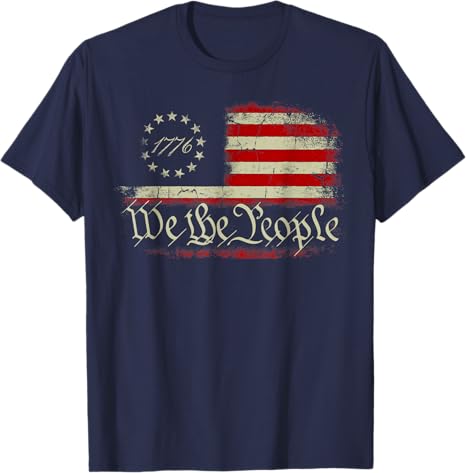 4th Of July We The People American 1776 Old American Flag T Shirt 1749632379704.jpg