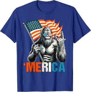 Bigfoot Merica Rock American Flag Patriotic 4th Of July T Shirt 1749633262101.jpg