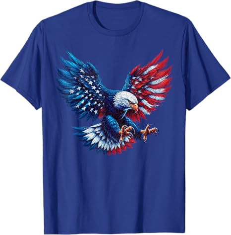 American Flag Bald Eagle Patriotic Eagle 4th Of July Usa T Shirt 1749694474204.jpg