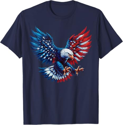 American Flag Bald Eagle Patriotic Eagle 4th Of July Usa T Shirt 1749694474677.jpg