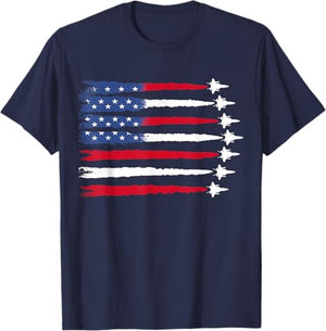 Patriotic Red White Blue Usa Flag Fighter Jets 4th Of July T Shirt 1749694610033.jpg