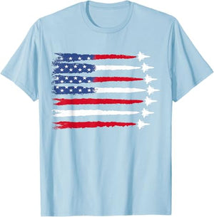 Patriotic Red White Blue Usa Flag Fighter Jets 4th Of July T Shirt 1749694610060.jpg