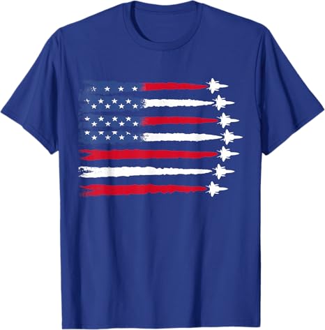 Patriotic Red White Blue Usa Flag Fighter Jets 4th Of July T Shirt 1749694610106.jpg