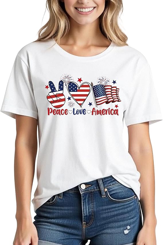 4th Of July Shirts Womenpremium Cotton Crewneck Usa American Flag Patriotic Short Sleeved T Shirt 1749696412184.jpg