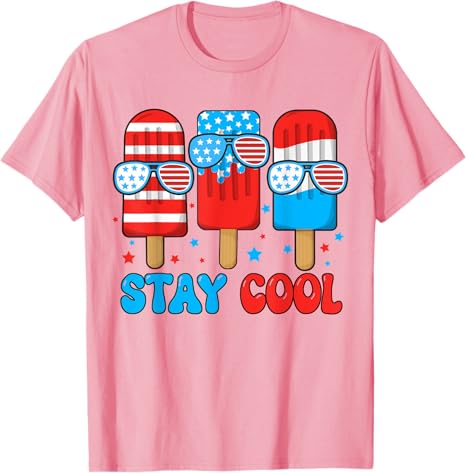 Stay Cool Popsicle 4th July Boys Men Patriotic American Flag T Shirt 1749699242316.jpg
