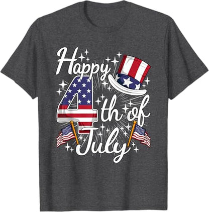 Happy 4th Of July Patriotic American Flag Usa Men Women Kids T Shirt 1749700905401.jpg