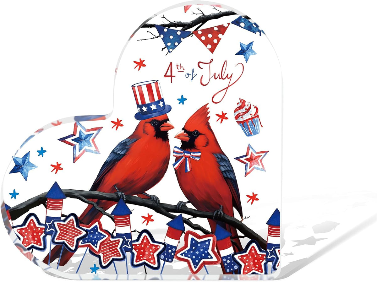 4th Of July Decorations Cardinal Stars Acrylic Plaque Independence Day Patriotic Home Shelf Office Desk Decor 1749801277985.jpg