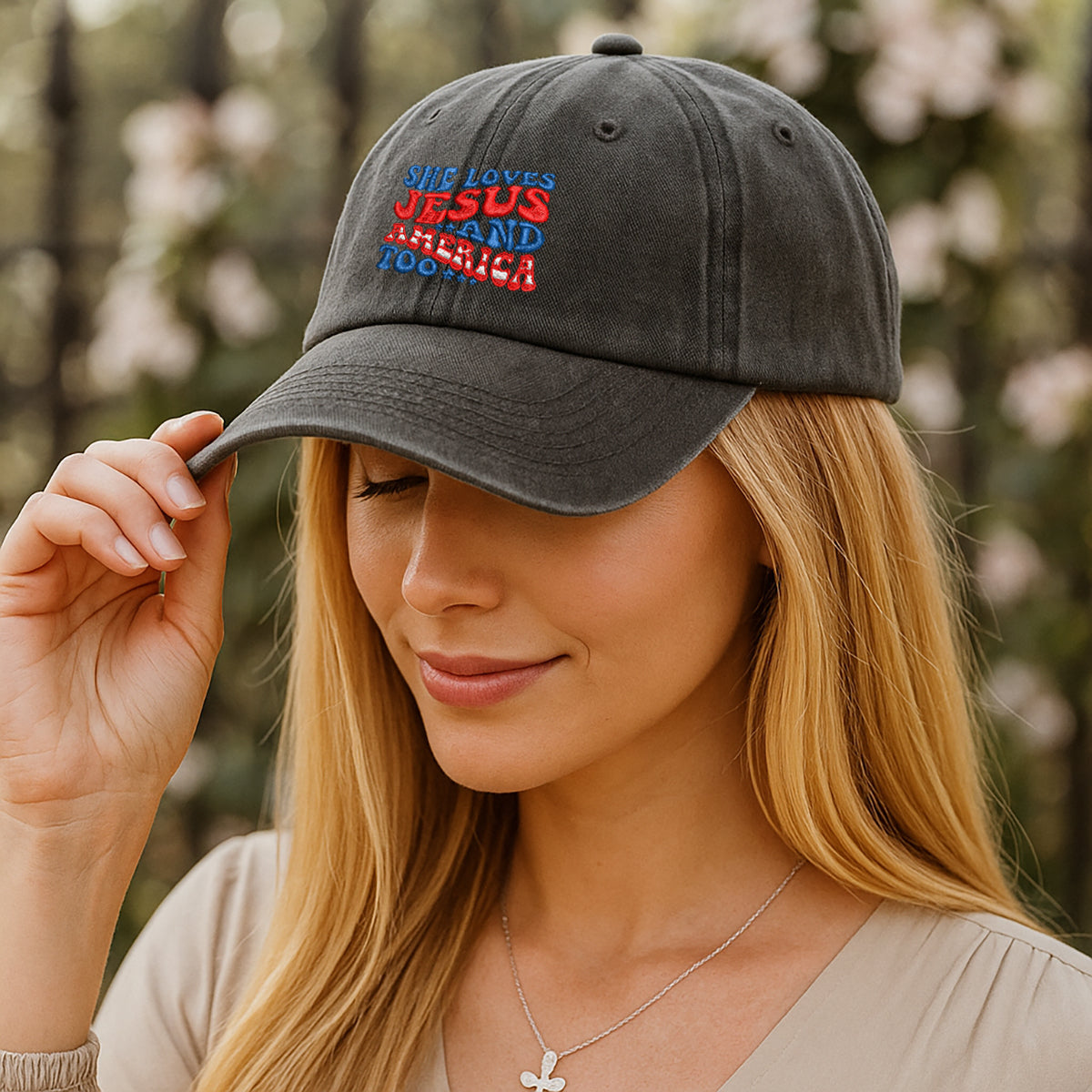 She Loves Jesus Embroidered Cap 1750148181974.jpg