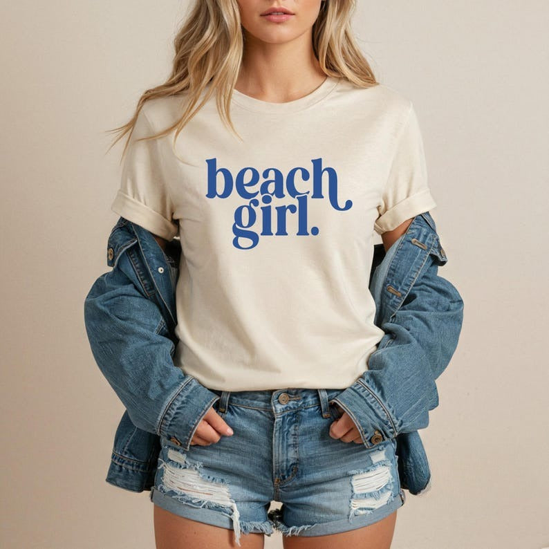 Beach Girl Shirt Cute Summer Graphic Tee Coastal Vibes T Shirt Ocean Lover Gift Beach Day Outfit Boho Beachy Style Vacation Coverup 1750300257196.jpg
