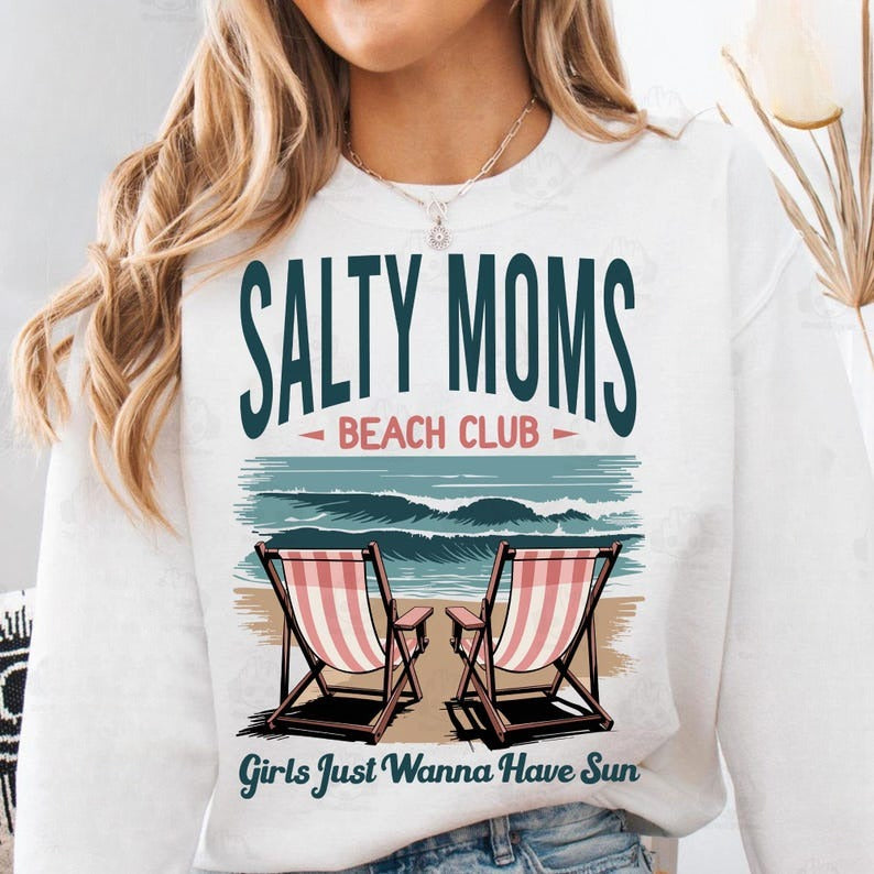 Retro Salty Moms Beach Club T Shirt Trendy Summer Vibes T Shirt Aesthetic Beach Shirt Retro Beach Girl T Shirt Funny Sarcastic Mama T Shirt 1750303451438.jpg